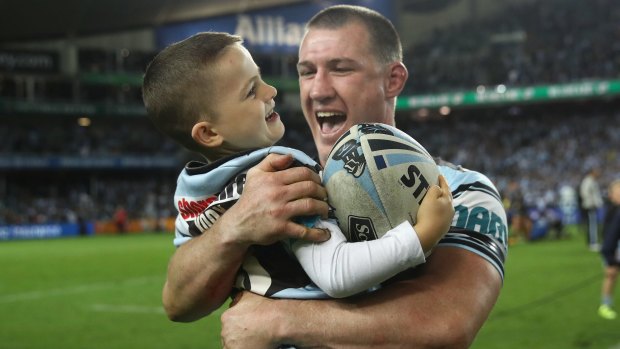 Paul Gallen took his son to meet mentor Ron Massey before the legendary tactician died.
