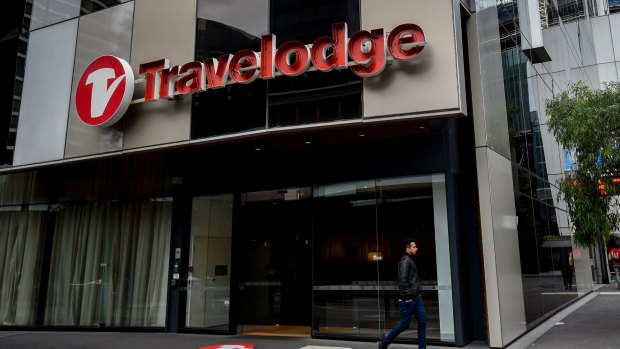 Combustible cladding has been discovered on the Travelodge building in Aurora Lane, Docklands.