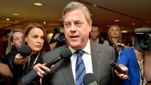 Freshly minted LNP leader Tim Nicholls failed to land any meaningful blows on his first appearance in parliament at the helm of the opposition. 