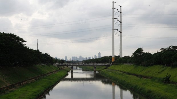 The Ciliwung river in east Jakarta. Ahok has won favour with the middle class by cleaning up slum areas and alleviating infrastructure problems in the capital.