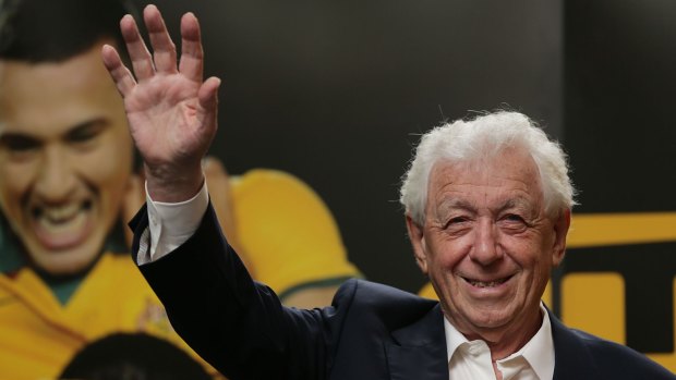 Footballing passion: Outgoing FFA chairman Frank Lowy. 