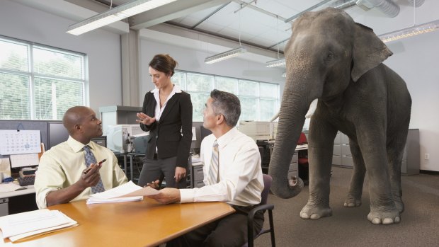 There are a few elephants in the room when it comes to stockmarket advice.