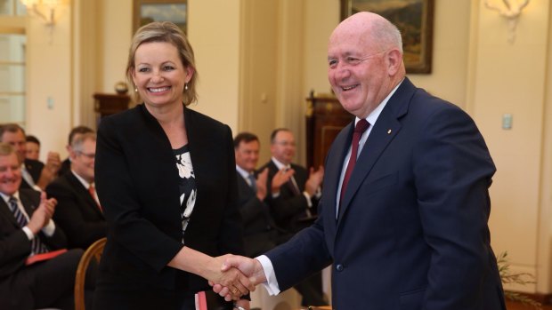 Sussan Ley was sworn-in as Health Minister by Governor-General Sir Peter Cosgrove in December.