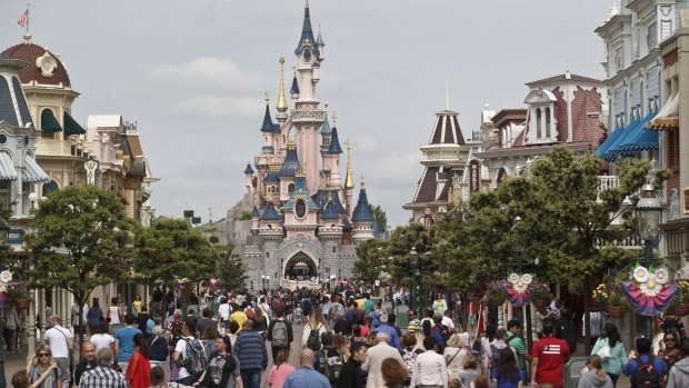 The man was arrested at Disneyland Paris' New York Hotel.