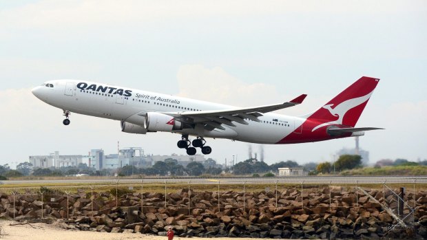 Flying higher: Qantas shares surged as much as 11 per cent on Monday.