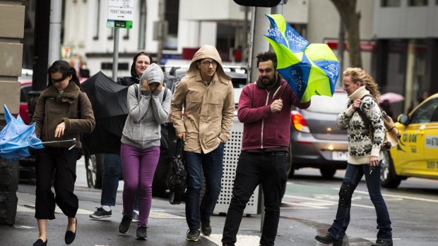 Victorians have been told to brace for more severe weather, including wind warnings, on Monday afternoon. 