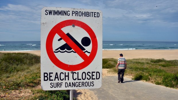 Lighthouse Beach was closed on Sunday after man was bitten by a shark on Saturday.