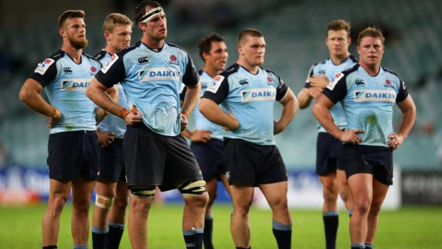 Undervalued: A familiar Waratahs pose of late.
