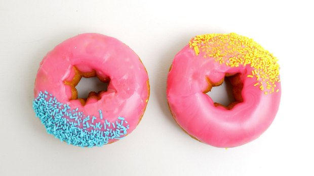 Fast-food supersizing: Doughnuts are not even doughnuts any more.
