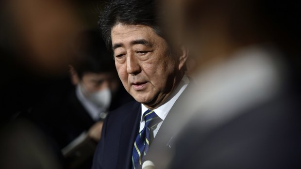 Japanese Prime Minister Shinzo Abe's government has been accused of pressuring broadcasters to reduce criticism of its policies.
