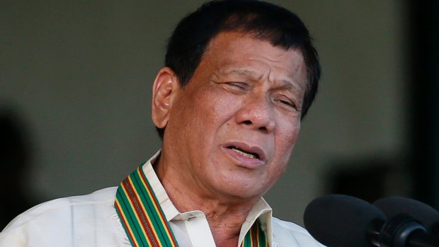 Philippine president Rodrigo Duterte: "We will go ahead and kill them to the last man."