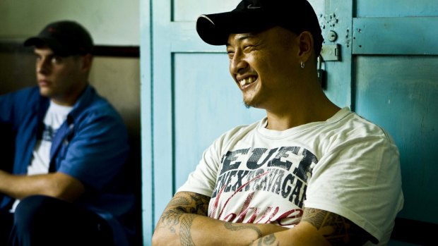 Life hangs in the balance: Bali 9 member Andrew Chan in Bali's Kerobokan Jail in 2010.