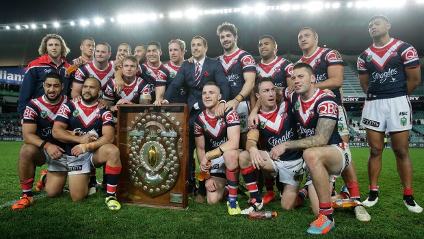 To the victors, the spoils? Mitch Aubusson he's he has no drama with the Roosters players not receiving a bonus payment for winning the JJ Giltinan Shield.