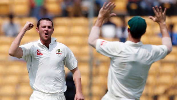 Ironman: Josh Hazlewood played 22 Tests in a row before picking up a side strain in Bangladesh.