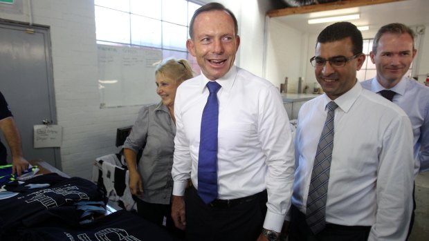 Prime Minister Tony Abbott has been pressing the flesh. 