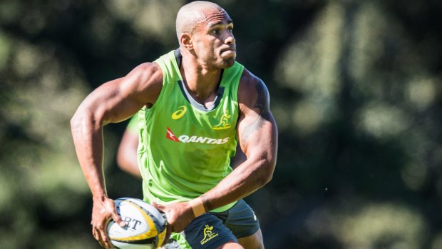 In fine form: Will Genia at Wallabies training this week.