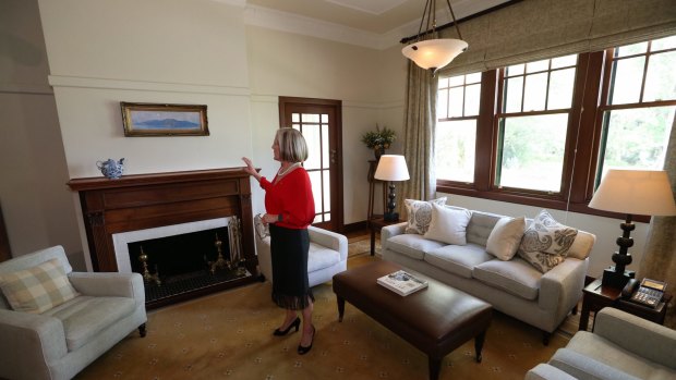 One of Lucy Turnbull's favourite rooms in the Lodge.