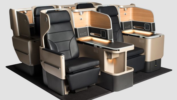 New Business Class seat: wider, more comfortable and better thought-out. 