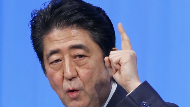 Japanese Prime Minister Shinzo Abe in Tokyo in March. 