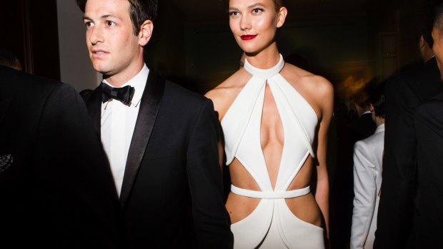 Joshua Kushner, and his girlfriend, the model Karlie Kloss. 