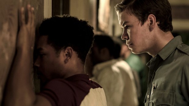Will Poulter plays a maniacally racist police officer in <i>Detroit</i>.