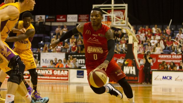 Wily customer: Wollongong import Jahii Carson on the move.