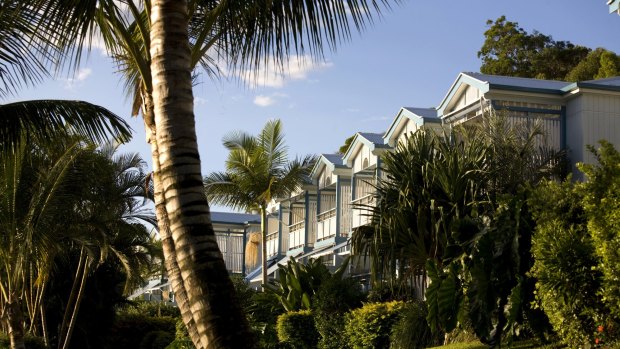 Cottages at Tangalooma Island Resort. 