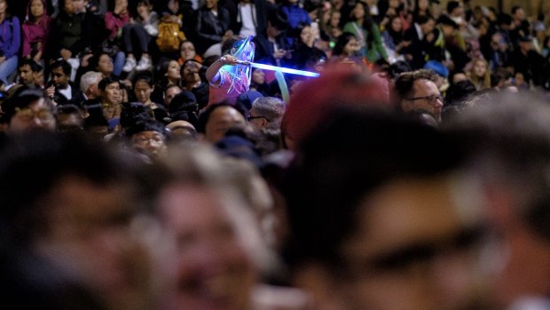 Crowds at White Night Melbourne were tipped to reach more than 600,000.