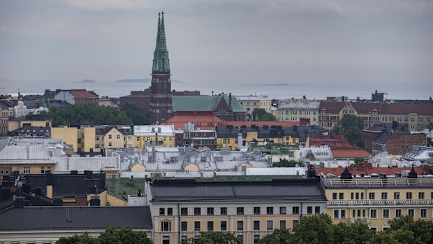 Helsinki, the capital of Finland. 