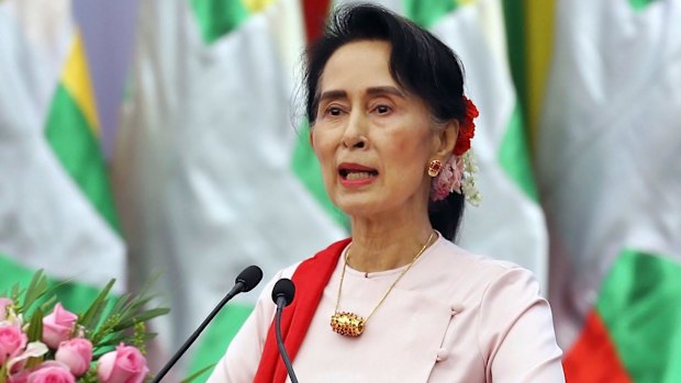 Myanmar's State Counsellor Aung San Suu Kyi.