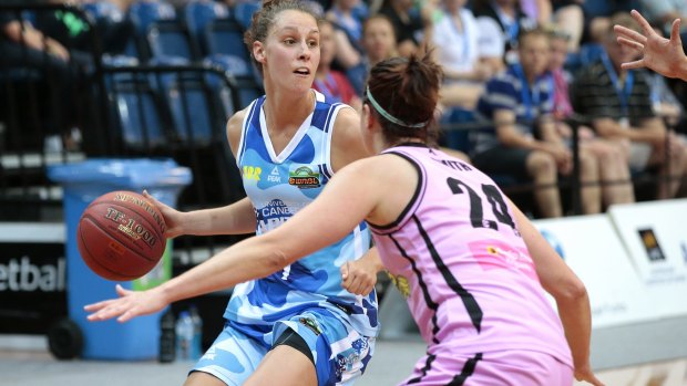 Making the cut: Canberra Capitals player Steph Talbot has been named in the Opals squad to take on New Zealand in the two-game Oceania championship series. 