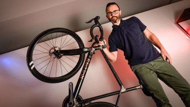 Bastion Cycles co-owner Ben Schultz uses 3D bike printing in his business. 