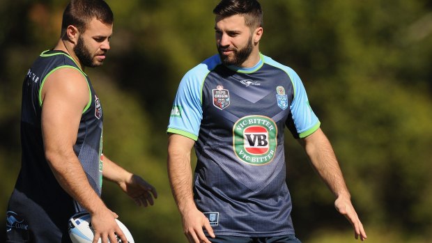 New blood: Wade Graham and James Tedesco will make their Origin debuts for NSW.