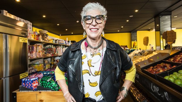 Nourishing families: Chief executive Ronni Kahn at the new OzHarvest supermarket in Sydney.