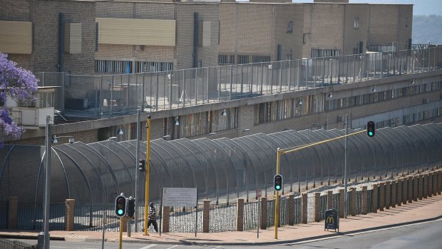 The Kgosi Mampuru Correctional Services prison in Pretoria, South Africa where Oscar Pistorius was sentenced to five years imprisonment for killing his girlfriend Reeva Steenkamp in 2013.