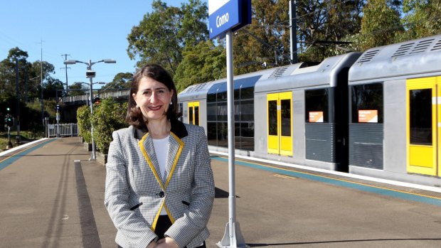 "I am asking customers to allow a little extra time and be patient on their morning commute": Gladys Berejiklian.