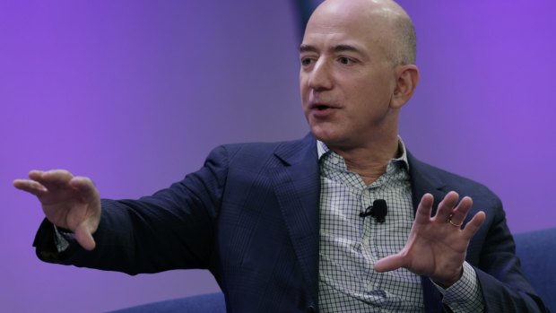 Most of Jeff Bezos's wealth is tied to Amazon.