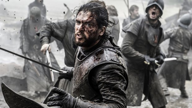 Actor Kit Harington  as Jon Snow in <em>Game of Thrones</em>.