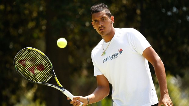 Nick Kyrgios will need to watch his temper in 2015.