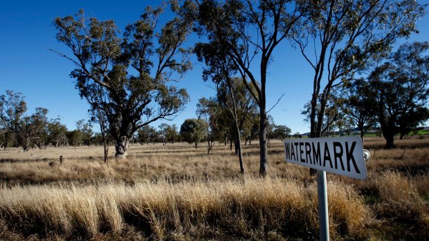The proposed site of the Shenhua Watermark project.  