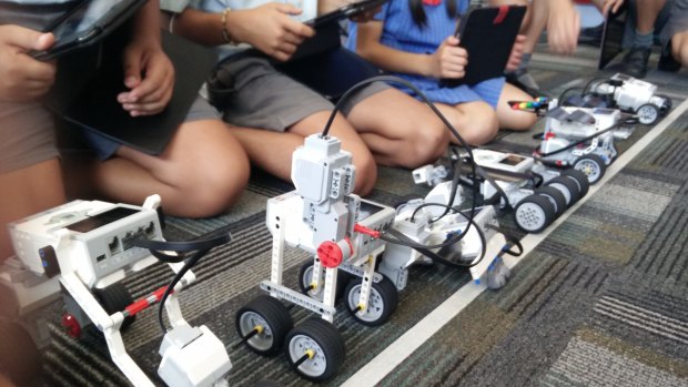LEGO EV3 Wacky Races with year 5 students. Robotics has become fertile land on which to inspire and motivate students to be creative and persevere through problems.
