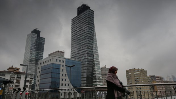 Trump Towers in Sisli, a district of Istanbul, Turkey, opened in 2012.
