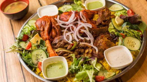 Hands-on: Mixed mandi platter at House of Mandi.