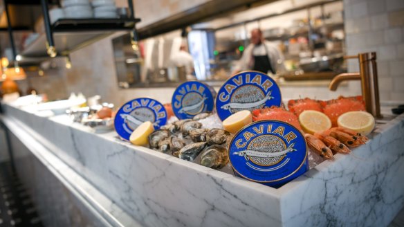It doesn't get much better than the seafood bar at Entrecote on Good Friday.