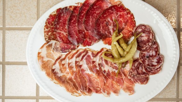 Grana's salumi platter.