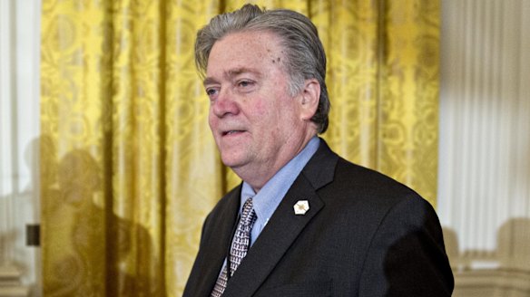 Stephen Bannon, chief strategist for US President Donald Trump.
