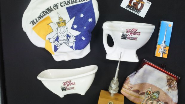 Canberra memorabilia from the 1970 and 1980s.
