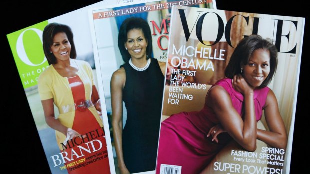 Michelle Obama has appeared on countless magazine covers, including fashion bible US Vogue.