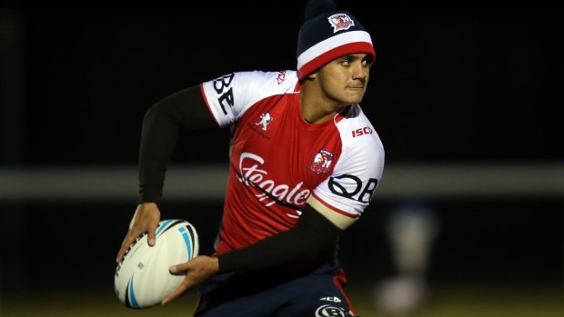 Accelerated debut: Roosters rookie Jayden Nikorima.