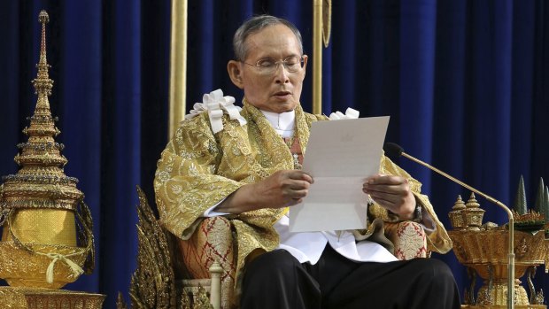 Unity force: King Bhumibol has endorsed a new National Reform Council.
